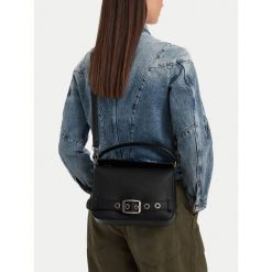 Torebka G-Star. Czarne listonoszki G-Star, bez wzorów, retro, bez dodatków. Za 279.99 zł.