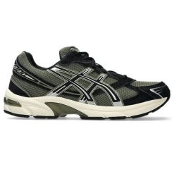Trampki Asics Sr. Szare trampki sportowe ASICS, bez wzorów, z materiału, bez zapięcia, tenisowe. Za 710.99 zł.