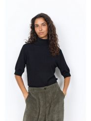 Soyaconcept Golf "Dollie" w kolorze czarnym rozmiar: XL. Czarne swetry Soyaconcept, xl, bez wzorów, bez ramiączek. Za 174.95 zł.
