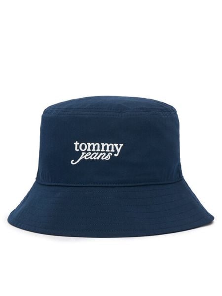 Tommy Jeans Kapelusz AW0AW18870 Granatowy. Niebieskie kapelusze Tommy Jeans, bez wzorów, z bawełny. Za 169.99 zł.
