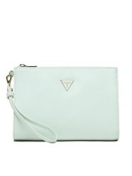 Guess Kosmetyczka Not Coordinated Accessories PW1550 P3119 Niebieski. Niebieskie torebki klasyczne Guess, z aplikacjami, ze skóry, bez dodatków. Za 209.99 zł.