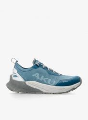 Buty turystyczne damskie AKU Aira V-Light GTX. Niebieskie buty trekkingowe Aku, bez wzorów, z gore-texu, bez zapięcia, trekkingowe, gore-tex. Za 725.99 zł.