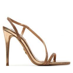 Sandały Steve Madden. Żółte sandały Steve Madden, bez wzorów, bez obcasa, na szpilce, bez zapięcia. Za 419.99 zł.