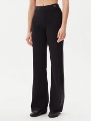 Calvin Klein Jeans Spodnie dzianinowe J20J225336 Czarny Slim Fit. Czarne spodnie materiałowe Calvin Klein Jeans, bez wzorów, z bawełny. Za 239.99 zł.