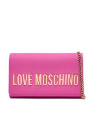 LOVE MOSCHINO Torebka JC4103PP1OKD0604 Różowy. Czerwone kopertówki Love Moschino, bez wzorów, ze skóry, wizytowe, bez dodatków. Za 699.99 zł.