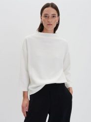 Someday Sweter w kolorze białym rozmiar: 40. Białe swetry someday., bez wzorów, bez ramiączek. Za 117.99 zł.