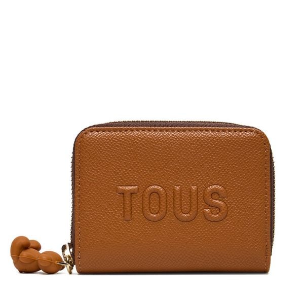 Portfel TOUS. Brązowe portfele tous, bez wzorów. Za 399.99 zł.