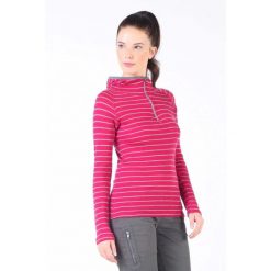 Bluza turystyczna damska z Kapturem 100% Wełna Merino - Skadi Hoodie. Czerwone bluzy WOOLONA, m, bez wzorów, z wełny, bez ramiączek, z kapturem. W wyprzedaży za 330.00 zł.
