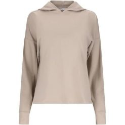 Bluza damska z kapturem Athlecia Guyana. Czerwone bluzy Athlecia, bez wzorów, bez ramiączek, z kapturem. Za 267.00 zł.