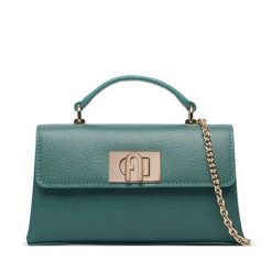 Torebka Furla. Zielone kopertówki Furla, bez wzorów, wizytowe, bez dodatków. Za 1,104.00 zł.