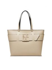 Armani Exchange Torebka 949127 0A874 U1092 Beżowy. Brązowe shopper bag Armani Exchange, bez wzorów, ze skóry, bez dodatków. Za 749.99 zł.