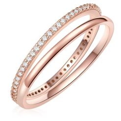 Lulu & Jane Mosiadz Cyrkonia Pierścionki 1 ct Damski. Białe pierścionki Lulu & Jane, z cyrkonią, pozłacane. Za 419.99 zł.
