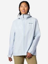 Marmot Kurtka przeciwdeszczowa "Precip Evo Flex" w kolorze błękitnym rozmiar: L. Niebieskie kurtki przeciwdeszczowe Marmot, l, bez wzorów, bez kaptura, outdoorowe. Za 569.95 zł.