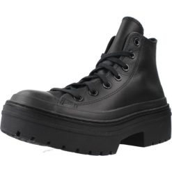 Tenisówki Converse Model Chuck Taylor All Star Lugged Heel Hi Kolor Czarny. Czarne trampki Converse, bez wzorów, z tkaniny, retro, bez zapięcia. W wyprzedaży za 349.70 zł.