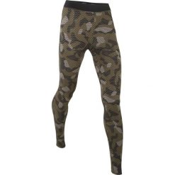 Legginsy sportowe, długie, LEVEL 2 bonprix ciemnooliwkowy wzorzysty. Legginsy marki bonprix. Za 59.99 zł.