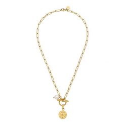 Purelei Purelei Zestaw Naszyjników Makani Naszyjniki 1 ct Damski. Czerwone naszyjniki Purelei, z materiału, z perłą, pozłacane. Za 303.29 zł.