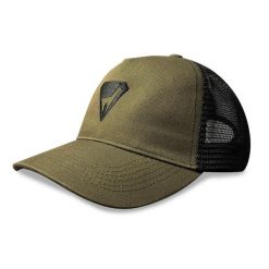 Czapka z daszkiem Vola. Zielone czapki z daszkiem VOLA, bez wzorów. Za 178.50 zł.