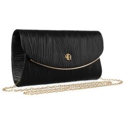 Kopertówka damska Rovicky R-XS025 czarna. Czarne kopertówki ROVICKY, bez wzorów, ze skóry ekologicznej, eleganckie, bez dodatków. Za 59.99 zł.