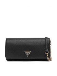 Guess Torebka Noelle II Mini HWZG96 72750 Czarny. Czarne kopertówki Guess, z aplikacjami, ze skóry, wizytowe, bez dodatków. Za 419.99 zł.
