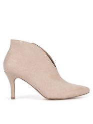 JENNY Botki WYL3038-16 Beżowy. Brązowe botki Jenny, bez wzorów, bez obcasa, na szpilce, bez zapięcia. Za 119.99 zł.