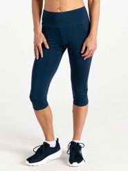 Dare 2b Legginsy sportowe "Influential II" w kolorze granatowym rozmiar: 40. Niebieskie legginsy Dare 2b, bez wzorów, z materiału, sportowe. Za 110.29 zł.