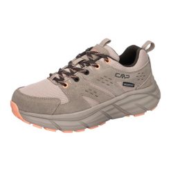 Damskie buty trekkingowe CMP Kamsel WP Low. Brązowe trekkingi CMP, bez wzorów, z gumy, bez zapięcia, trekkingowe. Za 499.99 zł.