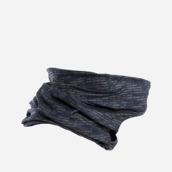 Komin na szyję na rower Van Rysel Roadr 100. Czarne szaliki i kominy VAN RYSEL, bez wzorów, z materiału, sportowe. Za 26.99 zł.