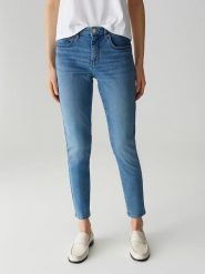 OPUS Dżinsy "Enja" - Slim fit - w kolorze niebieskim rozmiar: 44/L30. Niebieskie jeansy Opus, l, bez wzorów, klasyczne, z podwyższonym stanem. Za 249.95 zł.