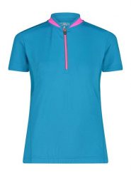 CMP Koszulka kolarska w kolorze niebieskim rozmiar: 34. Niebieskie t-shirty sportowe CMP, bez wzorów, z materiału, bez ramiączek, rowerowe. Za 96.45 zł.