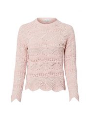 Marie Lund sweter z grubej dzianiny Kobiety Bawełna różowy, XXL. Czerwone swetry Marie Lund, xxl, bez wzorów, z bawełny, eleganckie, bez ramiączek. Za 129.95 zł.