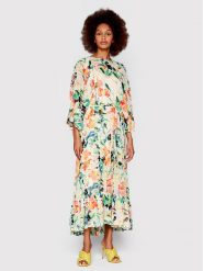 Ted Baker Sukienka letnia Kiyrie 262816 Kolorowy Regular Fit. Sukienki Ted Baker, bez wzorów, z syntetyku, bez kołnierzyka, bez ramiączek. Za 699.99 zł.