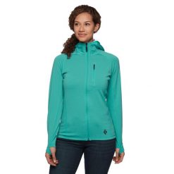 Bluza trekkingowa damska Black Diamond Coefficient. Zielone bluzy Black Diamond, s, bez wzorów, bez kaptura, trekkingowe. Za 455.99 zł.