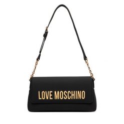 Torebka LOVE MOSCHINO. Czarne listonoszki Love Moschino, bez wzorów, bez dodatków. Za 809.99 zł.