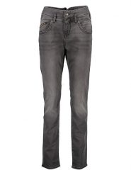 Herrlicher Dżinsy - Slim fit - w kolorze szarym rozmiar: W24/L32. Szare jeansy Herrlicher, l, z aplikacjami, ze skóry. Za 153.71 zł.