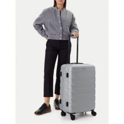 Walizka średnia GINO ROSSI. Szare walizki Gino Rossi, średnie. Za 279.99 zł.