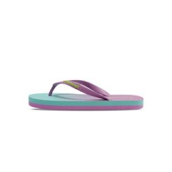 Klapki damskie Hummel Gradient. Fioletowe klapki Hummel, bez wzorów, bez obcasa, bez zapięcia. Za 111.50 zł.