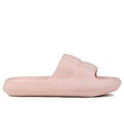 Klapki damskie sportowe Lee MAYA SLIDER WOMEN LOW. Czerwone klapki Lee, bez wzorów, z materiału, eleganckie, bez obcasa, bez zapięcia. Za 89.00 zł.