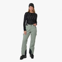 Spodnie Narciarskie Narciarstwo Kobieta Cervinia Wodoodporny. Fioletowe spodnie narciarskie SWEDEMOUNT, bez wzorów, z materiału, narciarskie. Za 419.99 zł.