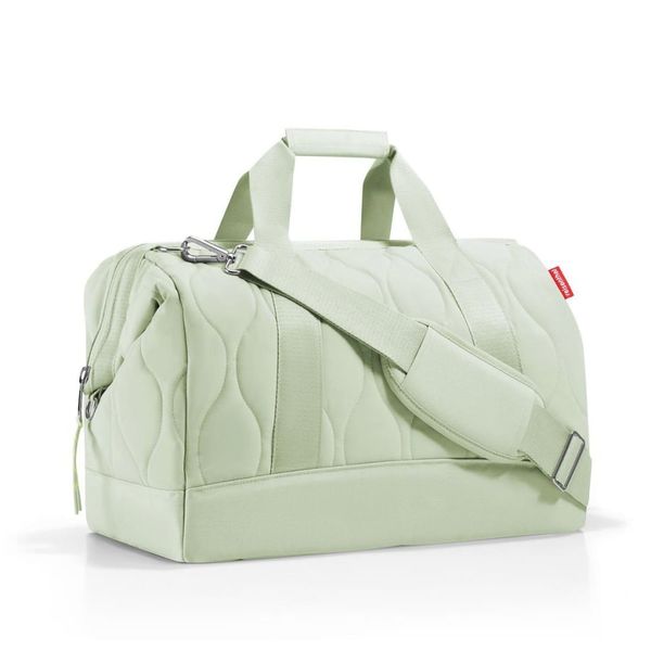 Torba ALLROUNDER L, puffer iced matcha. Torby podróżne Reisenthel, bez wzorów, z materiału, na ramię, pikowane. Za 359.00 zł.