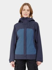 Didriksons Kurtka funkcyjna "Grit" w kolorze granatowo-niebieskim rozmiar: 36. Niebieskie kurtki Didriksons, bez wzorów, bez kaptura. Za 170.07 zł.