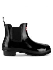 Hunter Kalosze WFS2078RGL Czarny. Czarne kalosze Hunter, bez wzorów, z kauczuku, bez zapięcia. Za 399.99 zł.