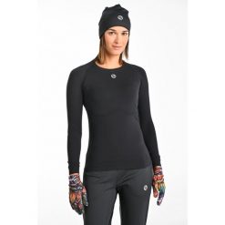 Longsleeve termoaktywny sportowy damski Nessi Sportswear Ultra. Czarne bielizna termoaktywna damska NESSI SPORTSWEAR, bez wzorów, bez ramiączek, do biegania. Za 339.00 zł.