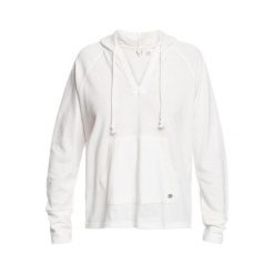Bluza z kapturem dla Kobiety DESTINATION SURF Biały. Białe bluzy Roxy, na zimę, m, bez wzorów, z bawełny, bez ramiączek, z kapturem. W wyprzedaży za 221.10 zł.