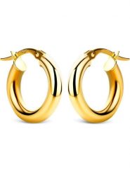 Diamant Exquis Złote kolczyki-kreole rozmiar: onesize. Żółte kolczyki Diamant Exquis, złote. Za 2,109.99 zł.