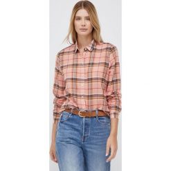 Scotch & Soda koszula bawełniana damska regular z kołnierzykiem klasycznym. Koszule Scotch & Soda, s, bez wzorów, z bawełny, klasyczne, bez kołnierzyka, bez ramiączek. W wyprzedaży za 299.99 zł.