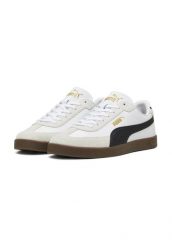 Buty damskie sportowe sneakersy Puma CLUB II ERA. Czarne buty treningowe Puma, bez wzorów, z materiału, bez zapięcia, trekkingowe. Za 216.99 zł.