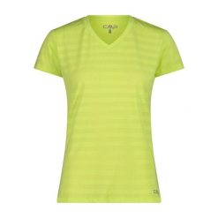 Koszulka damska turystyczna CMP 31T7666. Zielone t-shirty sportowe CMP, l, bez wzorów, bez ramiączek. Za 176.50 zł.