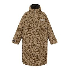 Wodoodporny, Dwustronny Szlafrok Unisex Dla Dorosłych W Panterkę. Czarne szlafroki damskie Regatta, l, bez wzorów, z materiału, bez ramiączek, długie. Za 371.99 zł.