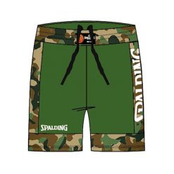 Spodenki koszykarskie Spalding Reversible Dwustronne. Brązowe szorty spalding, bez wzorów, sportowe. Za 214.00 zł.