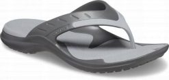 Japonki Dla Dorosłych Crocs Modi Sport Flip. Szare japonki Crocs, bez wzorów, z materiału, sportowe. Za 139.99 zł.